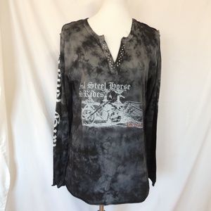 Rebel girl long sleeved womens tee size 2XL